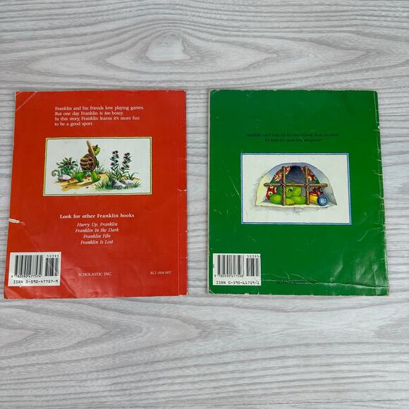 Lot of 7 Franklin the Turtle Paulette Bourgeois & Brenda Clark Storybook Series - Picture 3 of 13
